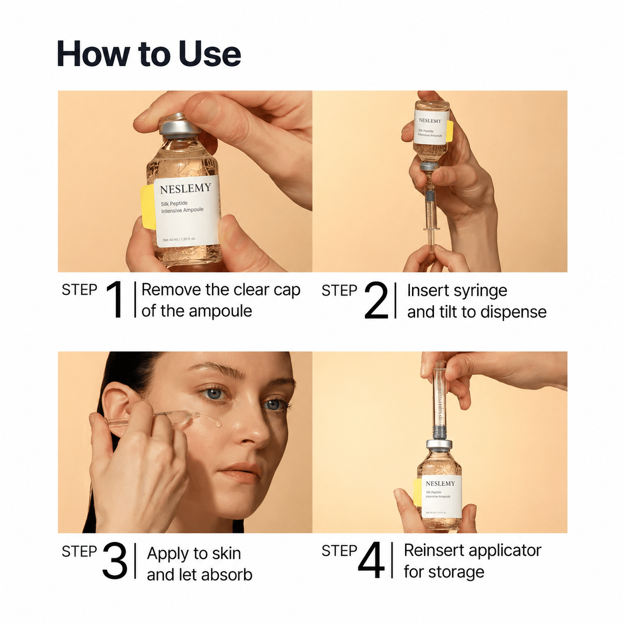 NESLEMY 3-in-1 Skin Renewal Ampoule Set